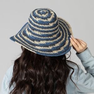New San Diego Hat Co. Spacedye Crochet Bucket Hat
